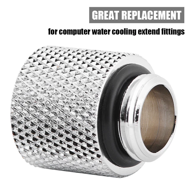 (20 mm) 2 pz Raffreddamento ad acqua G1/4 Adattatore estensore maschio a femmina