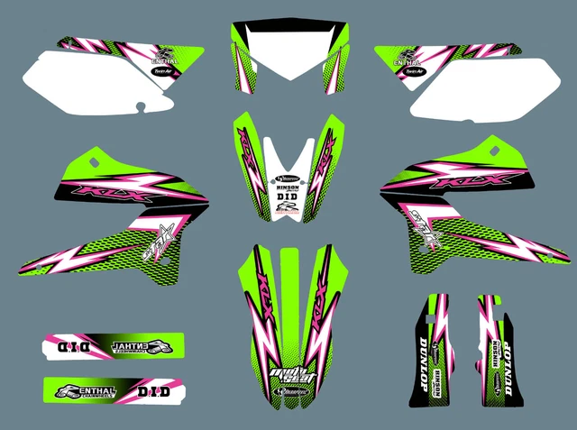 2008-2020 09 10 11 12 13 14 15 For Kawasaki KLX250 Graphics Kit Rockstar Decal