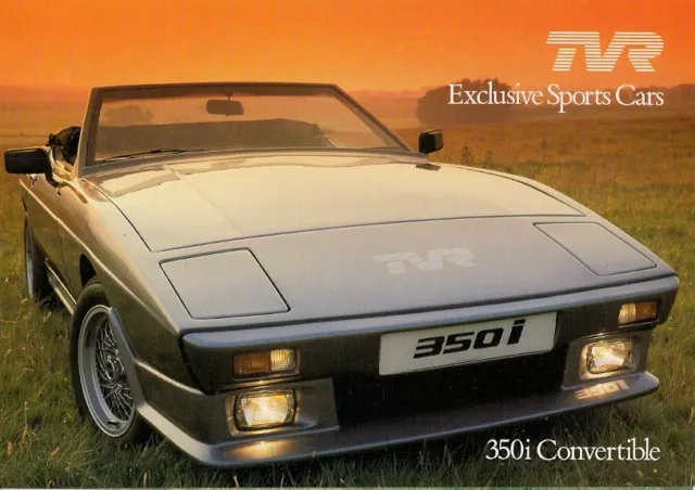 TVR 280i 350i Series 2 & 390 SE Convertible 1985-87 UK Market Foldout Brochure