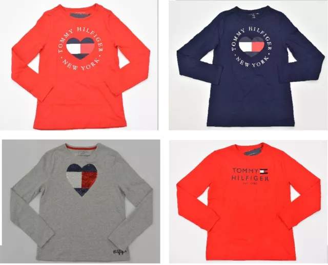 NWT Girls / Youth Tommy Hilfiger Long-Sleeve Tee (T) Shirt