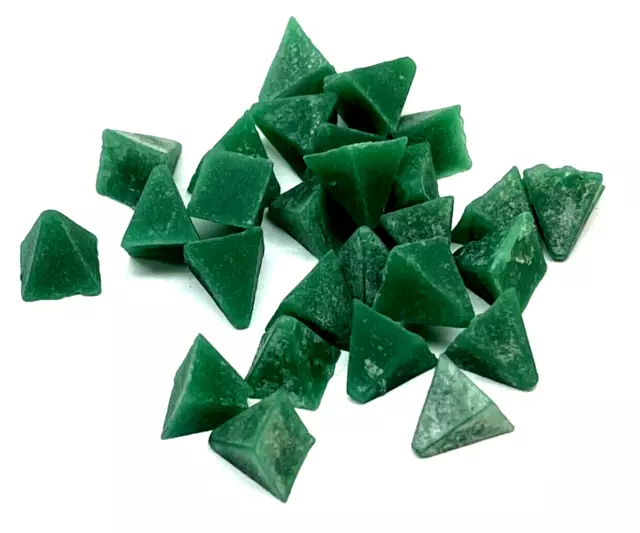 5LBS VIBRA FINISH PLASTIC Tumbling Media 1/4 x 1/4 inch PYRAMIDS BOND XG FINE HR