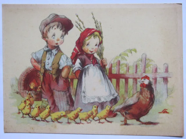 02E16 Carte Postale Cpsm 1950 - Humour Amourettes D'enfants Illustrateur Sa