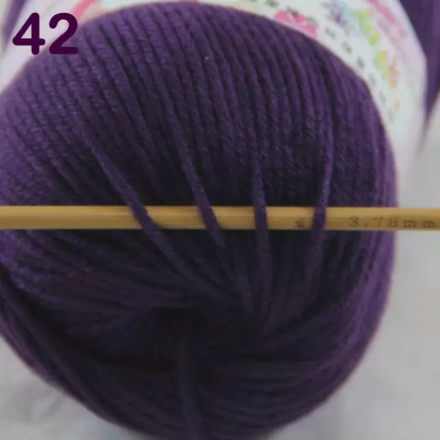 Sale 1 Balls x 50g Cashmere Silk Wool Children Hand Knit Shawls Crochet Yarn 42