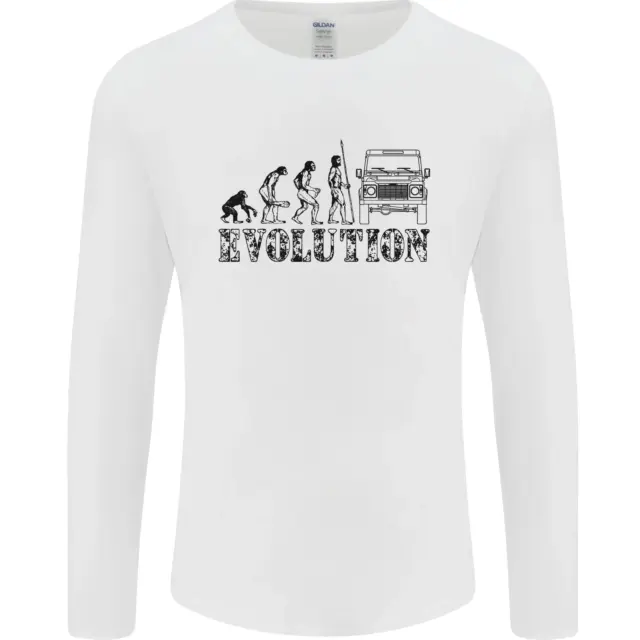 T-shirt 4x4 Evolution Off Roading Road Driving da uomo a maniche lunghe
