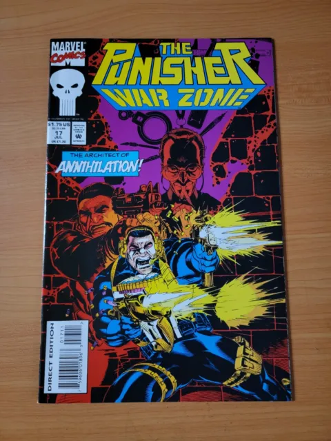 Punisher War Zone #17 Direct Market Edition ~ NEAR MINT NM ~ 1993 Marvel Comics
