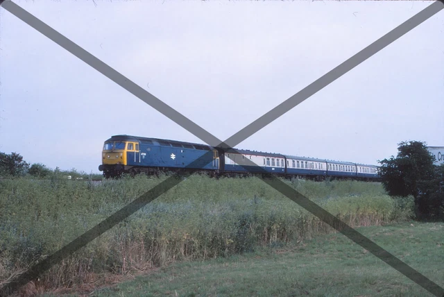 RAILWAY LOCOMOTIVE 35MM Slide – Class 47 519 At Newark On Passenger ...