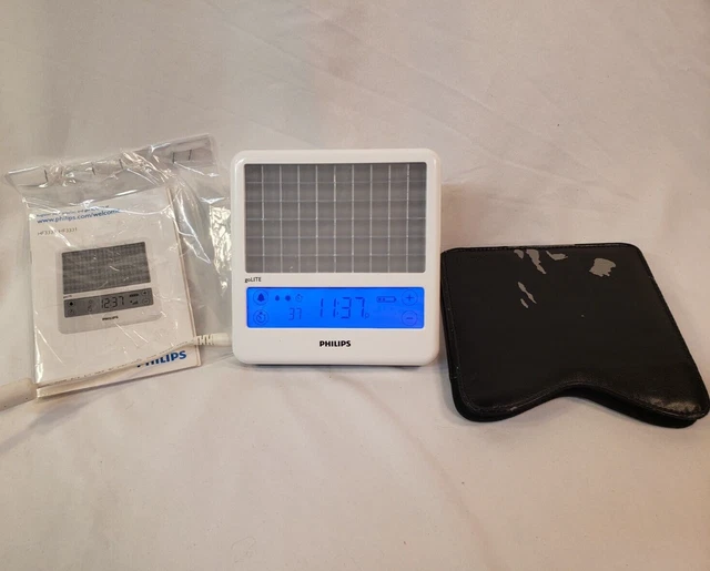Lámpara LED portátil Philips goLITE BLU Energy Light Plus azul terapia SAD HF3332