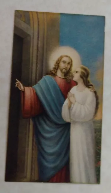 San Marco In Lamis Antico Santino Holy Card, Gesù Ti Chiama