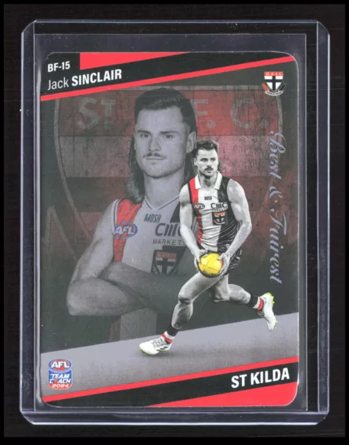AFL 2025 TEAMCOACH Best and Fairest St Kilda Jack Sinclair BF15 CB23