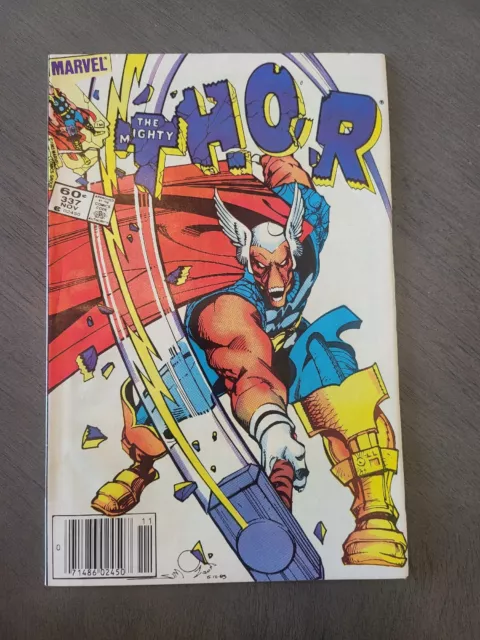 Mighty Thor #337 1St Appearance Beta Ray Bill - Newsstand!