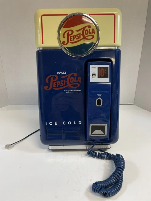 Vintage Pepsi-Cola Vending Machine Wall Mount or Tabletop Telephone