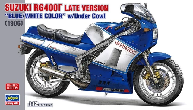 Miniature Moto Model Kit De Montage De D'Assemblage Hasegawa Suzuki RG400G 1:12
