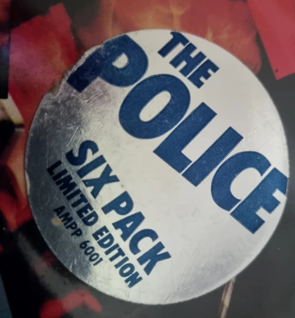 THE POLICE LIMITED Edition Six Pack A&M AMPP 6001 1980 BLUE VINYL