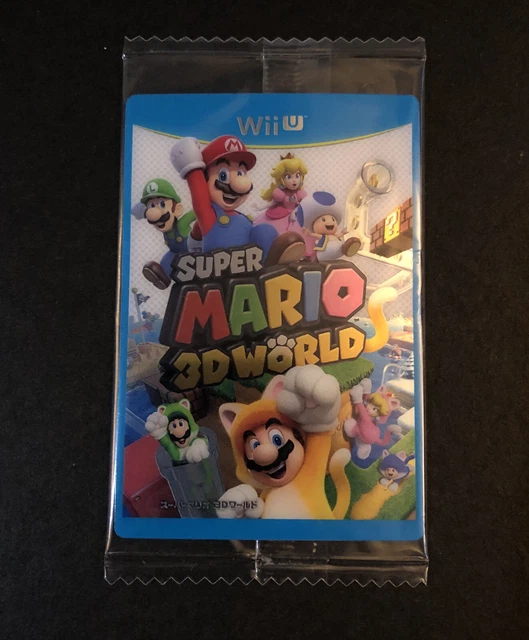 NINTENDO SUPER MARIO Wafer History Super Mario Bros Wii Card Japan EUR