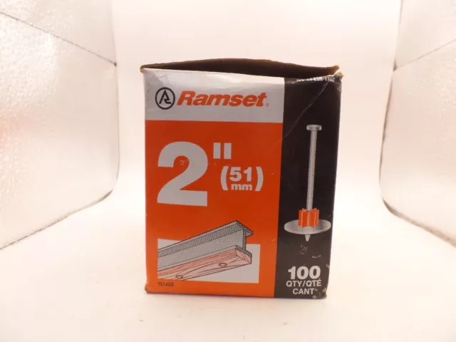 Ramset 00806 1514Sd 2 In. Drive Pins For Use Ramset Powder Actuated Tools 100-Pk