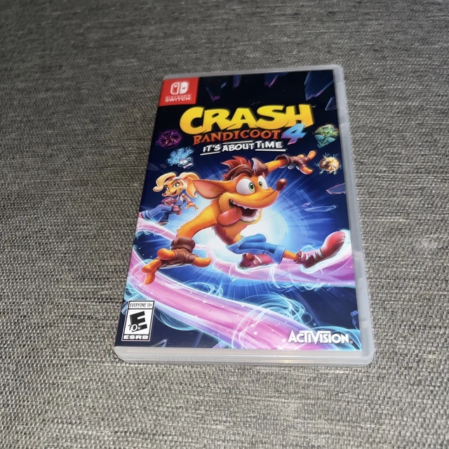 CRASH BANDICOOT 4 It's About Time Nintendo Switch CASE ONLY NO GAME