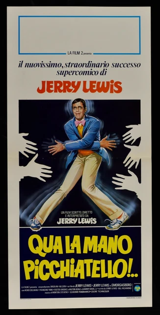 Affiche Ici La Main Cinglé Jerry Lewis Plats à Emporter Edelman Brooks L163