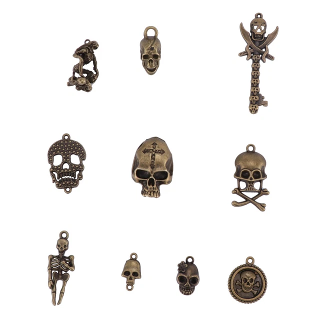 30 Pcs Halloween Schlüsselanhänger Handtaschenzubehör Amulett
