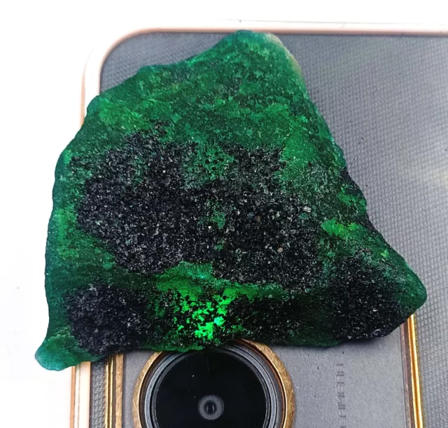 Fabulous Green Emerald 250Ct EGL Certified Uncut Rough Loose Gemstone K