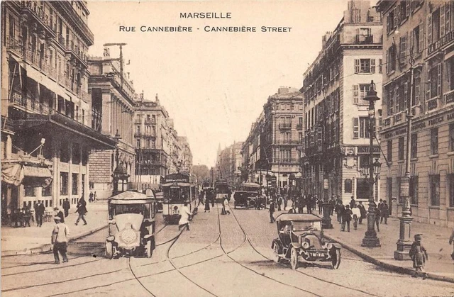 Cpa 13 Marseille Crue Crannebiere