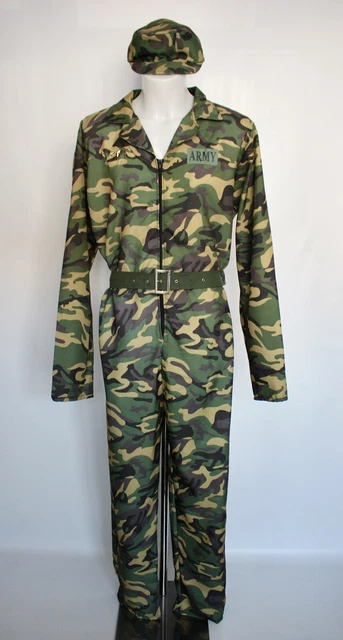 Soldati Dellesercito In Mimetica Uniforme Da Combattimento Set Cartone - Foto 6