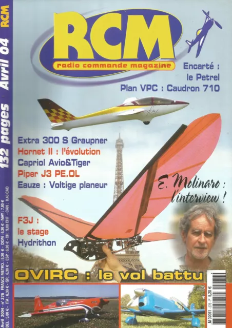 RCM N°276 PLAN : le PETREL - CAUDRON 710 / EXTRA 300 S GRAUPNER / HORNET II