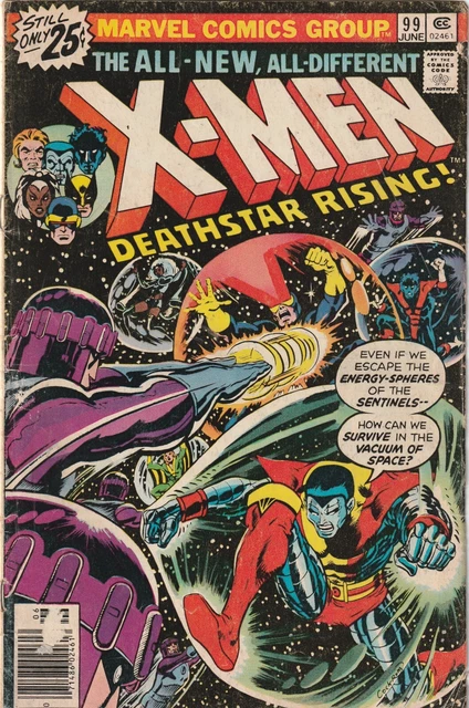 The X-Men # 99 GD/VG Marvel 1976 1st Cameo Appearance Of Black Tom Cassidy
