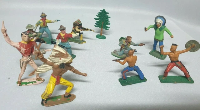 Soldats cowboys indiens starlux et autres - Collection