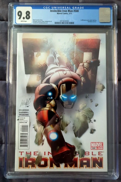 INVINCIBLE IRON MAN #500   (Marvel Comics 2011)   Graded CGC 9.8