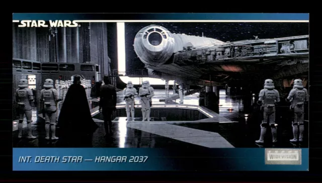 Int Death Star Hangar 2037 63 Star Wars 1994 Topps WideVision Trading Card TCG