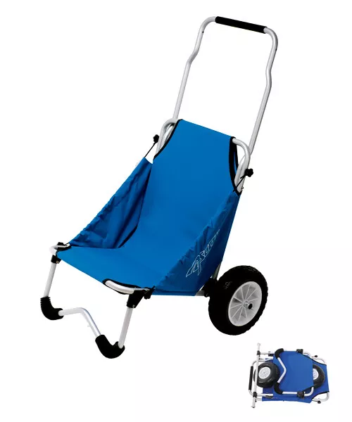 ASCAN Surfbuggy Surfwagen Kajakwagen Kanuwagen Bootswagen , pannensichere Reifen