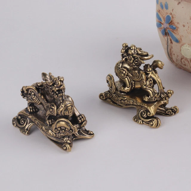 BRABUD TQGJBS416 Statue de dragon chinois Feng Shui Attract Money Good
