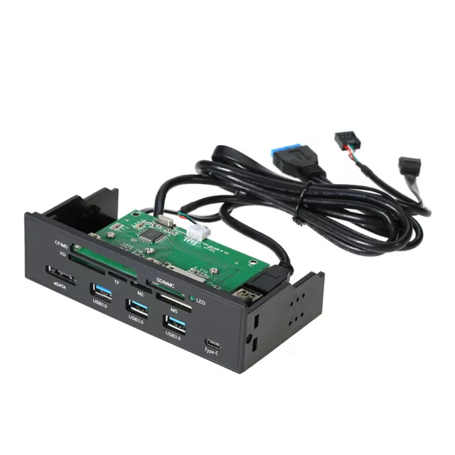 5.25" Internal Card Reader Media Dashboard PC Front Panel Type-C USB3.1 3.0 Z8P4