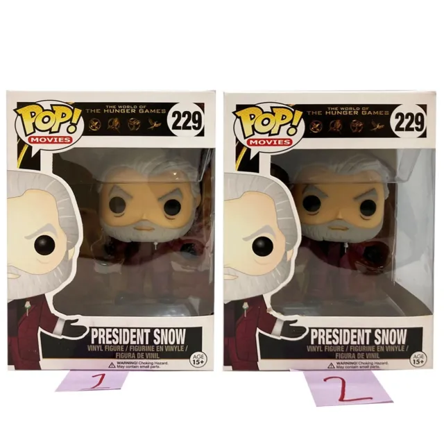 Funko Pop!Movies The World Of The Hunger Games #229- President Snow Vinyl Minor!