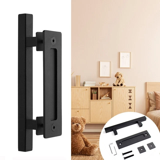 Heavy Duty Pull and Flush Barn Door Handle Door Handles and Pulls  Sliding Barn