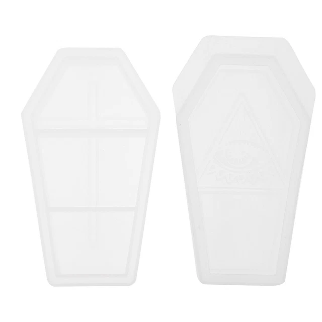 1 Set Halloween Sargform Aufbewahrung Hülle Schleife Gussform Schimmel DIY