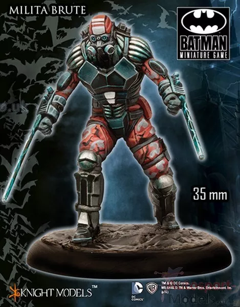 Militia Brute #1 ~ 35mm Batman Miniatures Game Figure by Knight Models