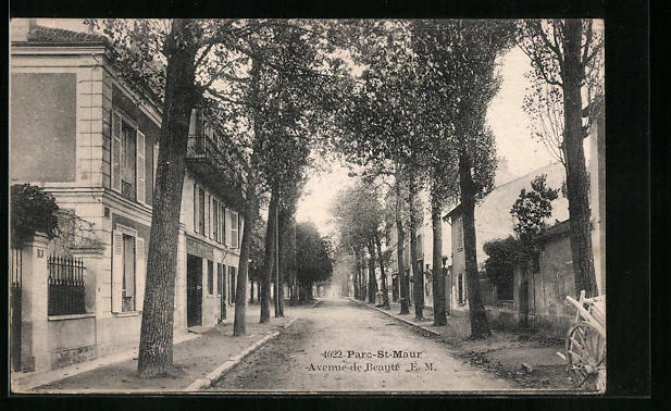 CPA Parc-St-Maur, Avenue de Beauty