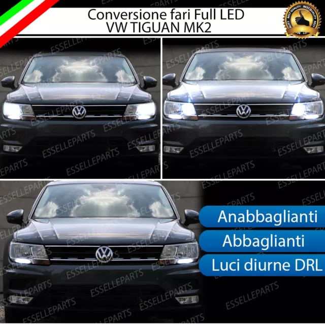 Kit Fari Led Vw Tiguan Mk2 Anabbaglianti Abbaglianti Luci Posizione Portalampade