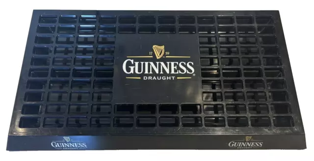 Guinness Draft Plastic Drip Tray Home Bar Pub Man Cave Advertising Collectible