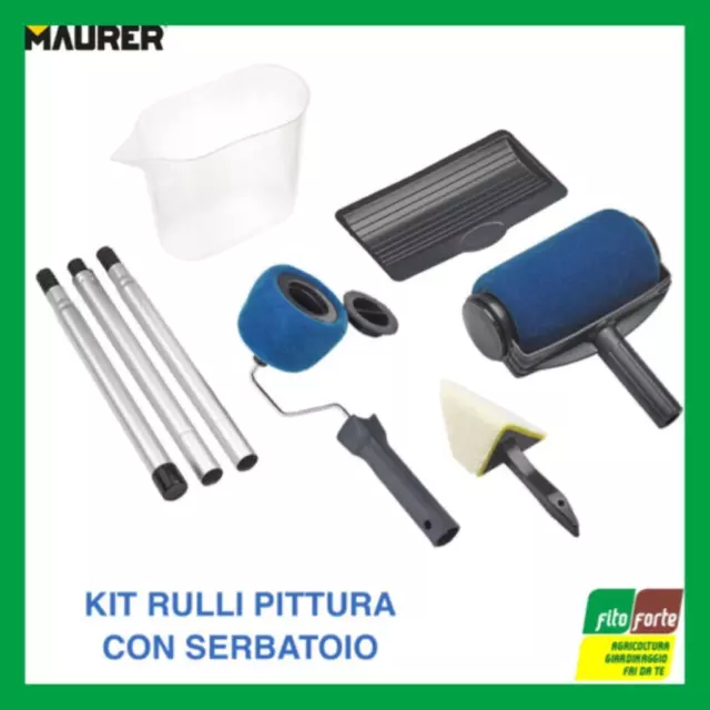 Set Rullo Pittura Con Serbatoio Maurer Fai Da Te Casa Giardino Colore Accessori