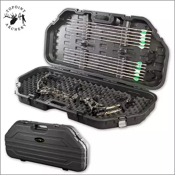 Topoint Archery Compound Bow Case Super Heavy Duty Hard Case 115x54x17cm