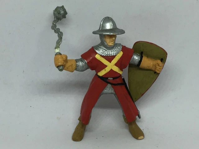 Figurine Chevalier Médieval Ancienne PVC - Marque Schleich/Papo/etc., Occasion, Référence J7