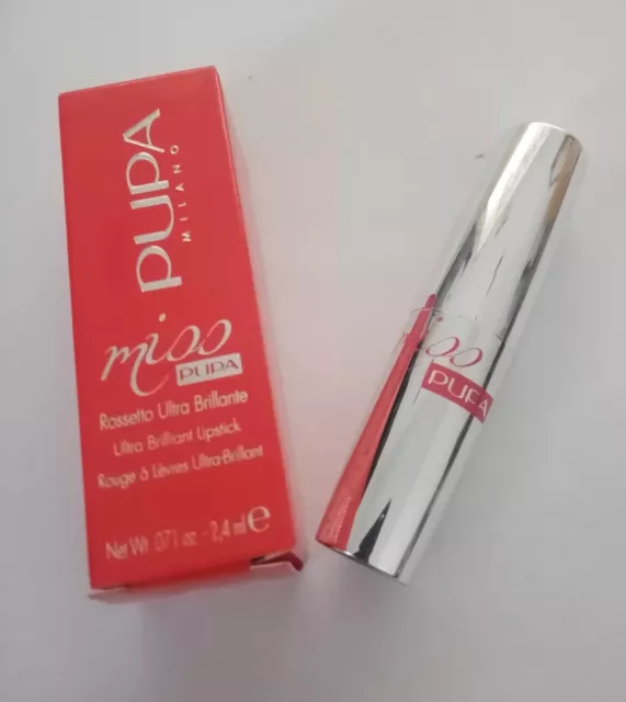 NEUF @@ PUPA Miss Pupa - rouge à lèvres ultra brillant effet cristal 2,4ml