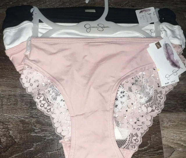 Jessica Simpson ~ Women's Brief Underwear Panties Polyester Blend