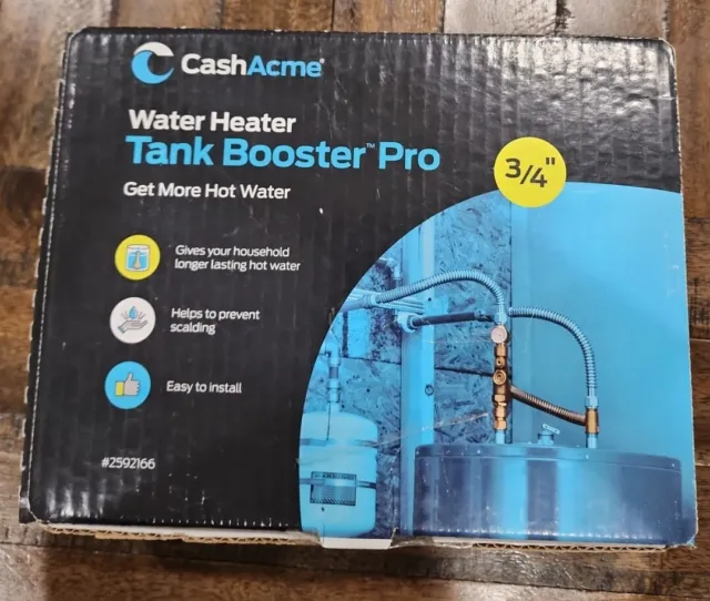 CashAcme Water Heater Tank Booster Pro- Mixing Valve 3/4" Model 24643Z#2592166