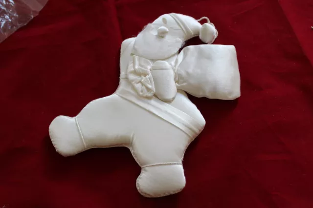 Papá Noel de seda para pintar forrado pintura de seda hobby accesorios