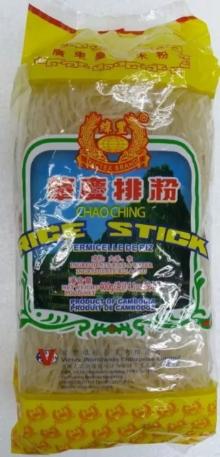 Spaghetti Di Riso Vermicelli Noodles Cinesi 400 Gr Rice Stick World Foods