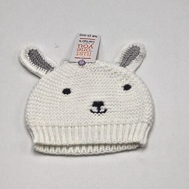 Baby Bunny Cap - Just One You® Made By Carter's White 0-3M. NEW