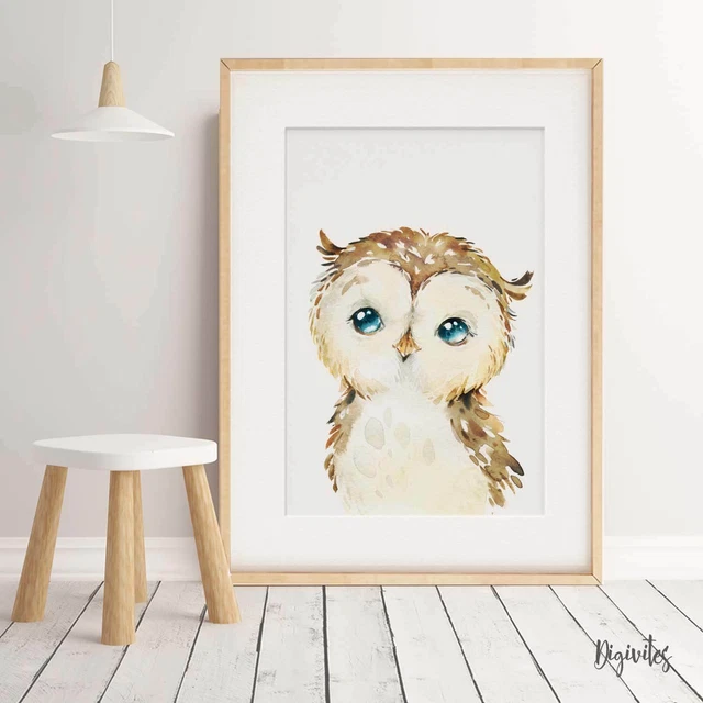 Owl nursery wall decor sales